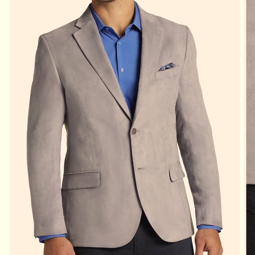 NWT Nautica
Modern Fit Microsuede Sport Coat mid grey size 38R